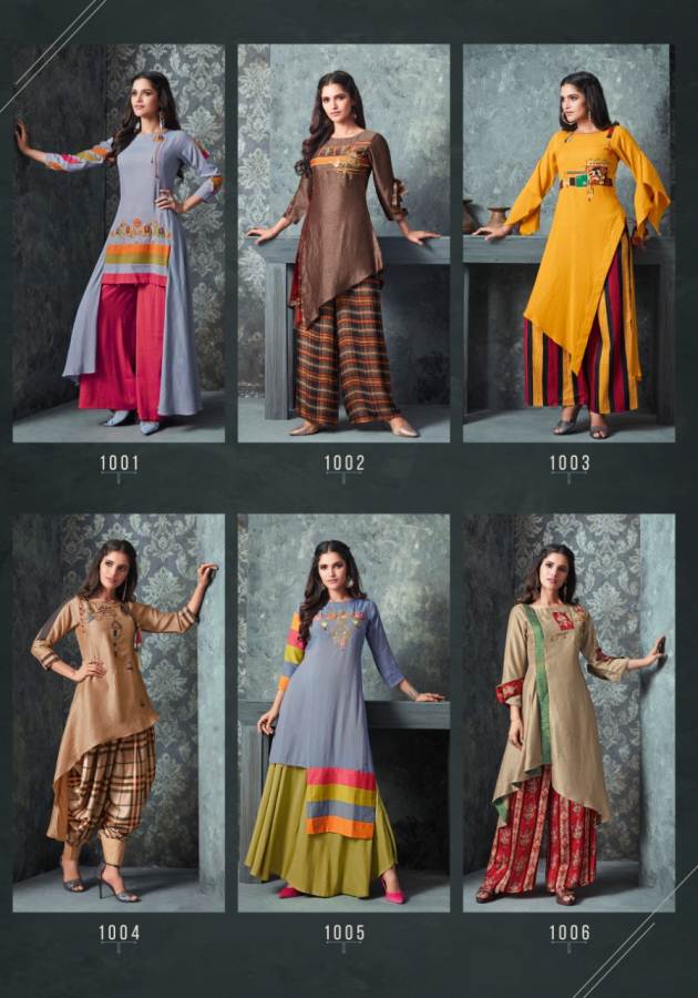 S4U By Swag Vol 3 New Party Wear Kurti With Palazzo Collection S4U By Swag Vol 3 New Party Wear Kurti With Palazzo Collection